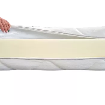 Husa saltea 150x200x18, matlasata, lavabila, detasabila, cu fermoar 4 laturi imagine