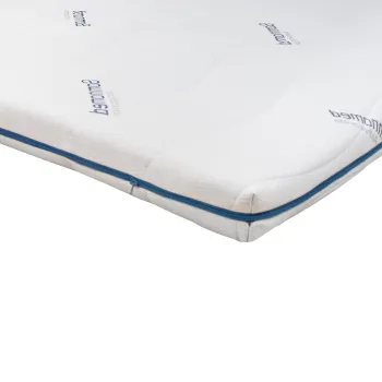 Husa topper 90x200x7, SomnoMed Antiacaria, pentru alergici, cu fermoar imagine