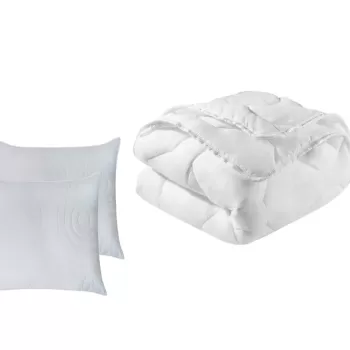 Pachet 1 Pilota SomnART Confort 180x200 + 2 perne Confort 70x70 imagine