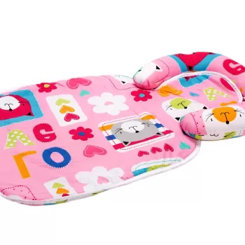 Paturica impermeabila cu tetiera detasabila model pisicute imagine