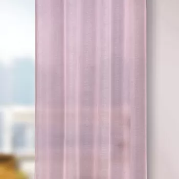 Perdea cu inele, Katy, L140 x H240, roz imagine