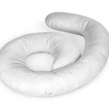 Perna mutifunctionala SomnArt de gravide Mami, Alb imagine