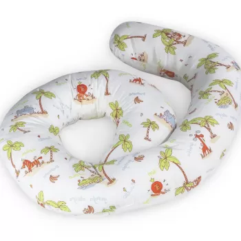 Perna mutifunctionala SomnArt de gravide Mami, Jungle imagine