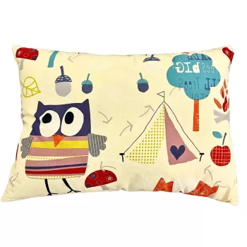 Perna SomnART Bufnita, 50x70 cm, bumbac imagine