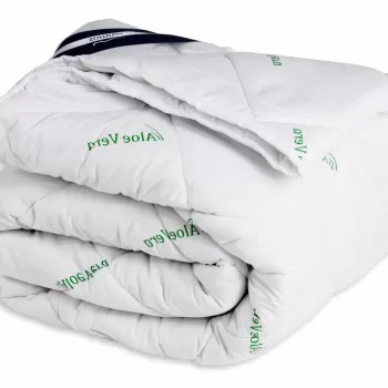 Pilota Aloe Vera 150x210, Somnart, matlasata, umplutura medie-groasa 300 gr/mp, pentru primavara - toamna imagine