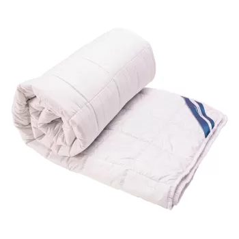 Pilota de iarna Somnart, 220x200 cm, microfibra cu fibre de carbon, umplutura groasa 400 gsm, pentru iarna imagine