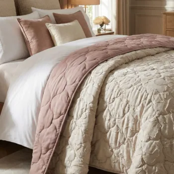 Pilota Duo Comfort Latte 180x200, Somnart, matlasata, umplutura medie-groasa 300 gr/mp, pentru primavara - toamna imagine