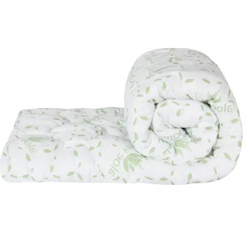 Pilota matlasata Aloe Confort Somnart, 140x200 cm, 350 g, microfibra, iarna imagine