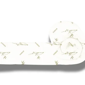 Pilota matlasata Bambus Confort Somnart, 140x200 cm, 350 g, microfibra, iarna imagine