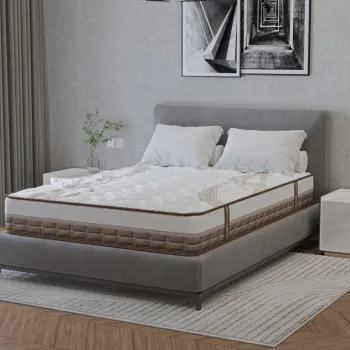Saltea cu arcuri Caramel Dream Pocket Multilayer, 140x200, inaltime 20 cm, fermitate medie imagine