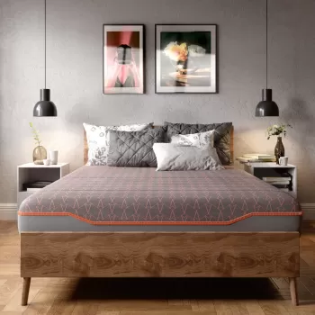 Saltea cu memorie si arcuri individuale SomnArt Supreme Pocket Multilayer 90x200, inaltime 24 cm, husa detasabila, fermitate medie imagine