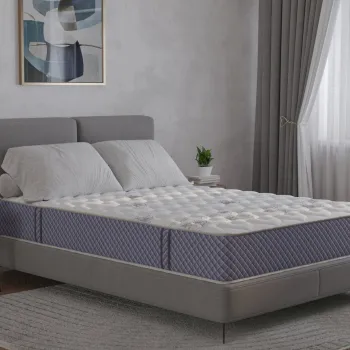 Saltea cu memorie si arcuri Passiflora Pocket Multilayer, 140x200, inaltime 28 cm, fermitate medie imagine