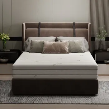 Saltea cu memorie Somnart Memory Tencel 180x200, inaltime 26 cm, 7 zone, aerisiere 3D AirMesh, husa detasabila si lavabila, fermiate medie imagine