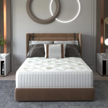 Saltea cu memorie Somnart Memory Ultimate 200x200, inaltime 24 cm, husa cu Aloe Vera, cu manere, fermitate mare imagine