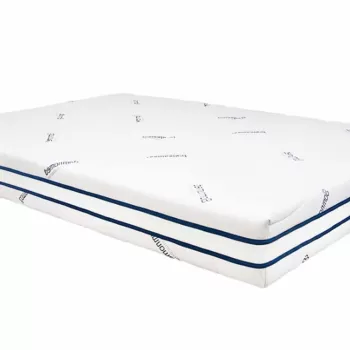 Saltea cu memorie Somnomed Antiacaria 90x200, inaltime 20 cm, pentru alergici, husa cu tratament antiacarian, rulata, fermitate medie imagine