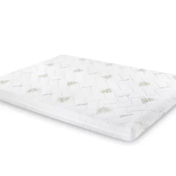 Saltea cu spuma poliuretanica Confort 4Family Aloe Vera 180x200 Somnart, inaltime 14 cm, husa lavabila si detasabila cu fermoar, fermitate medie imagine