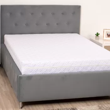 Saltea cu spuma poliuretanica SOMNART 180x200, inaltime 17 cm, ortopedica, husa detasabila cu fermoar, fermitate medie imagine