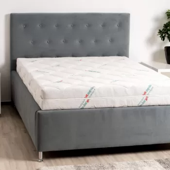 Saltea cu spuma poliuretanica Somnart HypoallergenicMed Antibacteria, 140x200, inaltime 18 cm, antibacterii, husa detasabila cu fermoar, fermitate medie imagine