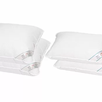 Set 2 perne 50x70 cm si 2 perne 70x70 cm HypoallergenicMed Somnart, microfibra matlasata imagine