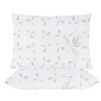 Set 2 Perne 50x70 Somnart Belina Aloe Vera, microfibra, lavabile la masina, vidat imagine