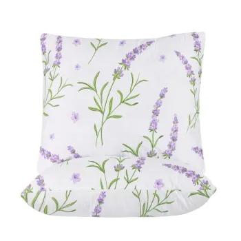 Set 2 Perne 60x60 Somnart Belina Lavanda, microfibra, lavabile la masina, vidat imagine