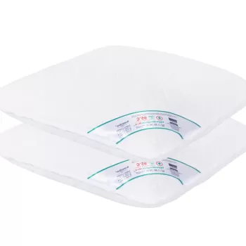 SET 2 Perne Medicinale Hipoalergenice Somnart 60x60cm, HypoallergenicMed, matlasate, lavabile la 95 de grade, fermitate medie spre tare imagine