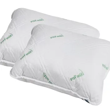 Set 2 Perne Somnart matlasate Aloe Confort 60x60 cm imagine