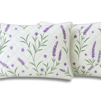 Set 2 Perne Somnart matlasate Lavanda Confort 50x70 cm imagine