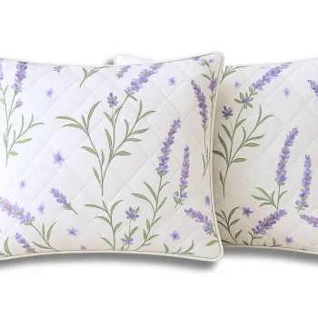 Set 2 Perne Somnart matlasate Lavanda Confort 60x60 cm imagine