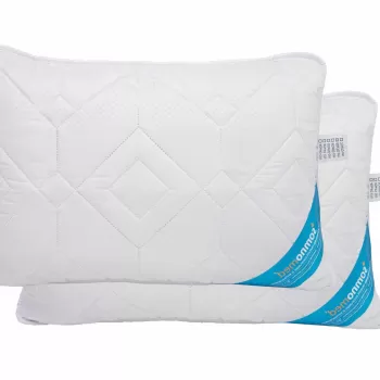 Set 2 perne Somnomed Somnart, 50x70 cm, Antimicrobiana si Antifungica, lavabile la 95?C imagine