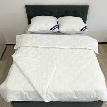 Set 2 pilote 4 Anotimpuri Confort (200+300g) 140x200, microfibra, lavabile la 60 de grade imagine