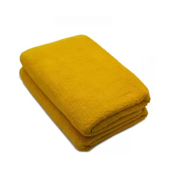 Set 2 prosoape de corp bumbac 100%, 600gsm, Somnart, 70x140cm, galben imagine