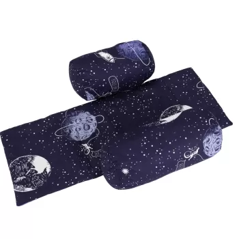 Suport de siguranta SomnArt cu paturica impermeabila pentru bebelusi, Cosmos imagine