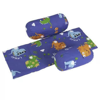 Suport de siguranta SomnArt cu paturica impermeabila pentru bebelusi, Dinozauri imagine