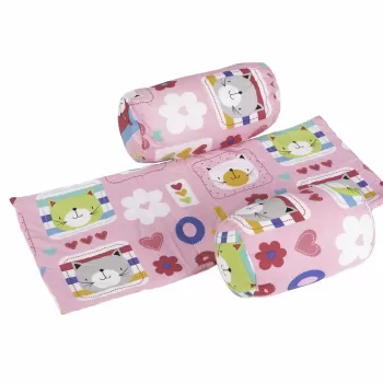 Suport de siguranta SomnArt cu paturica impermeabila pentru bebelusi, Flori imagine