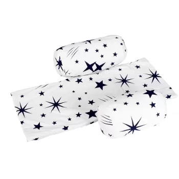 Suport de siguranta SomnArt cu paturica impermeabila pentru bebelusi, Stelute imagine