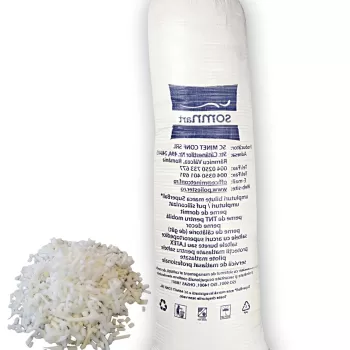 Umplutura perne fulgi burete, 100% poliuretan, sac cu greutate neta 5 kg imagine