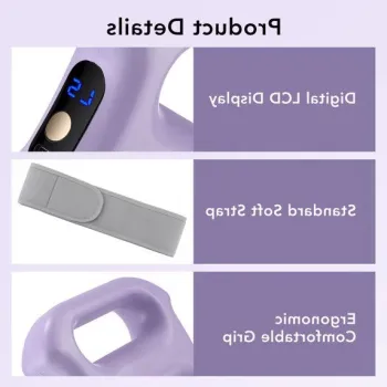 Aparat de Masaj Fascia Ring pentru Corp, 5 Trepte de Viteza, Reincarcabil USB-C, 10W, cu Centura imagine