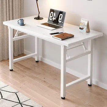 Birou pliabil, cadru metalic, lemn MDF 16mm, 120x60cm imagine