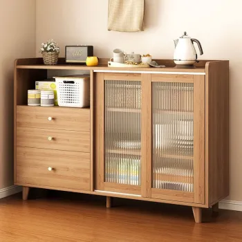 Bufet modern, dulap de depozitare cu usi glisante pentru bucatarie imagine