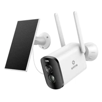 Camera performanta de supraveghere video ANNKE I81BL, de exterior, WiFi 4MP, Super HD, panou solar si baterie, comunicare audio bidirectionala, vedere nocturna IR, rezistenta la intemperii imagine