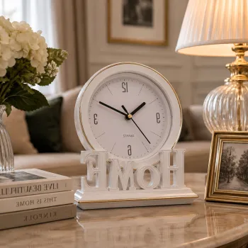 Ceas Decorativ de Masa ,,HOME / FAMILY
