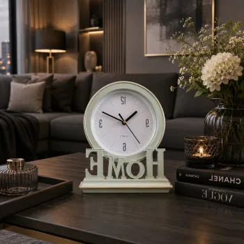 Ceas Decorativ de Masa ,,HOME / FAMILY