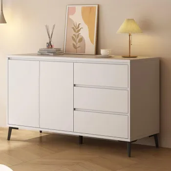 Comoda moderna si simpla cu 3 sertare si 2 usi, 140x40x75cm imagine