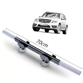 Copertina parasolar auto retractabil impotriva razelor UV, fixare prin ventuze, pentru parbriz sau luneta imagine