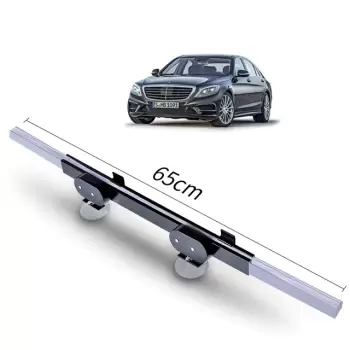 Copertina parasolar auto retractabil impotriva razelor UV, fixare prin ventuze, pentru parbriz sau luneta imagine