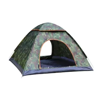 Cort camping cu deschidere automata pop-up, impermeabil, protectie UV, 2 usi imagine