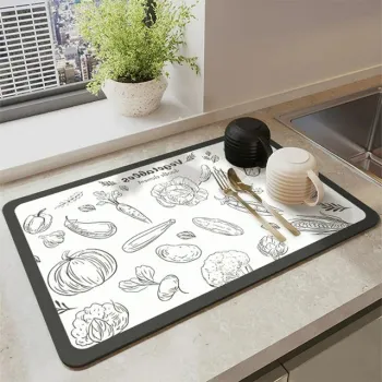 Covoras de bucatarie cu uscare rapida, 40 x 60 cm imagine