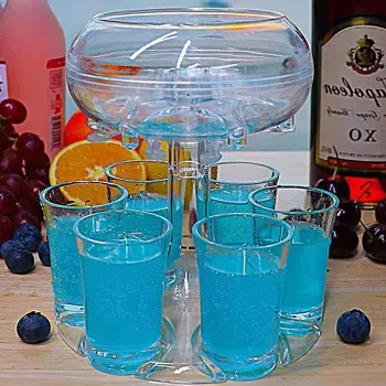 Dispenser pentru shoturi cu 6 pahare imagine