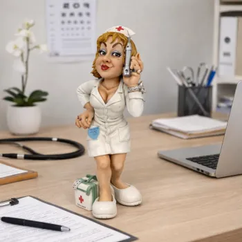 Figurine decorative profesii - colectie amuzanta pentru birou si cadou, 20 cm imagine